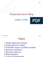 Polynomial Curve Fitting: Sargur N. Srihari