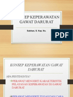 Konsep Keperawatan Gawat Darurat