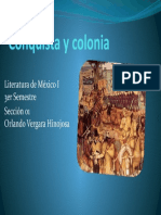 Conquista y colonia