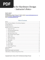 Agile Instructor Notes Scrum Hardware