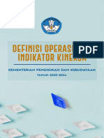 Definisi Operasional Indikator Kemendikbud 2020-2024