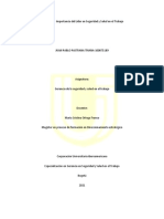 Actividad 2 Importancia Del Líder en Seguridad y Salud en El Trabajo