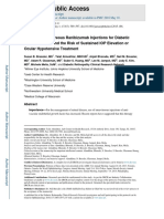 Risk of IOP Rise After Anti-VEGF for DME