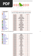 Códigos DDD e DDI por Países | PDF | Entidades Territoriais ...