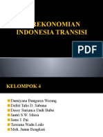 PEREKONOMIAN INDONESIA TRANSISI Kelompok 4