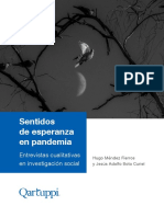 Sentidos de esperanza en pandemia. Entrevistas cualitativas en investigación social