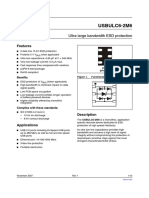 USBULC6-2M6: Ultra Large Bandwidth ESD Protection