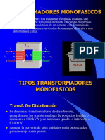 Transf - Monofasico Tipos