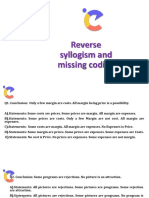 Reverse Syllogism and Missing Coding