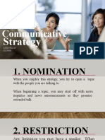 TYPES OF COMMUNICATIVE STRATEGIES