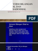 Konversi Bilangan Oktal Dan Heksadesimal