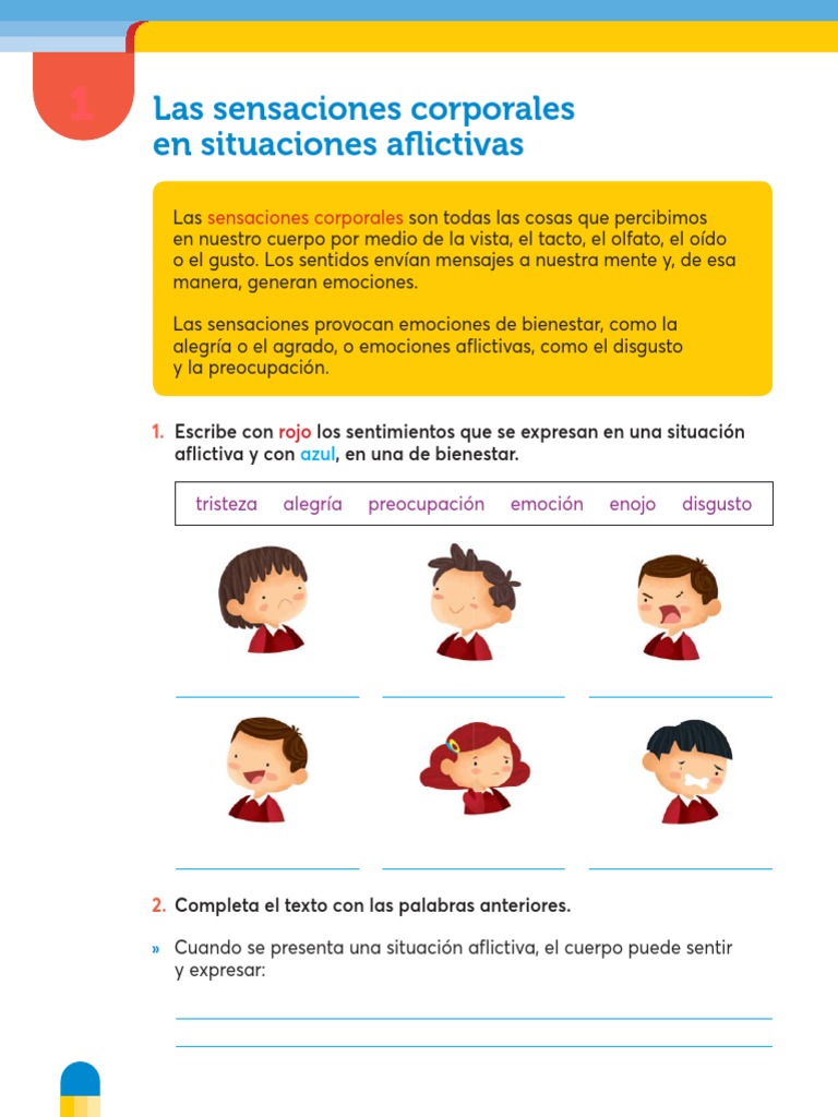 Emociones y su Expresión en Niños | PDF | Las emociones | Ira