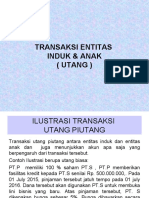 Transaksi Entitas Induk & Anak (Utang)