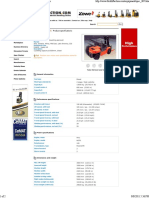 Toyota - 3FD135 Specifications - Forkliftaction