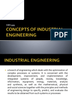 Basic Concept of Industrial Engineering