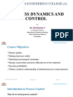 Aditya Engineering College (A) : Process Dynamics and Control