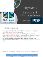 Physics 1- L2