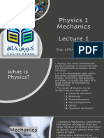 Physics 1 - L1