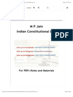 MP Jain - Indian Constitutional Law - PDF - Constitution - Constitutional Law