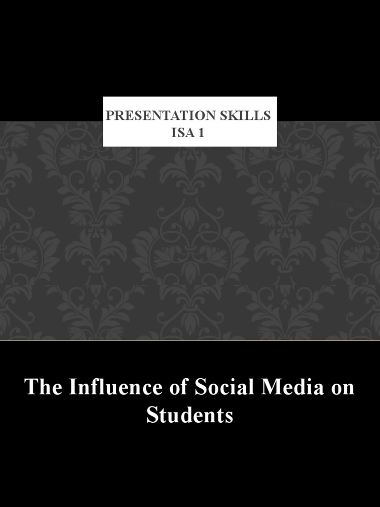 The Influence of Social Media On Students | PDF