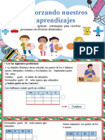 Reforzamos Nuestro Aprendizajes Matemática