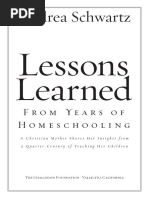 Download Lessons Learned From Years of Homeschooling by Chalcedon Foundation SN54737555 doc pdf