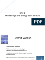 Unit 3 Wind Energy and Energy From Biomass