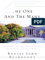 One and The Many: Studies in The Philosophy of Order and Ultimacy