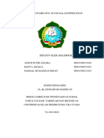 Kel. 11 Penerapan Wahdatul Ulum Dalam Penelitian Kel T.ips 3