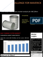 Business Challenge For Maverick: Case Study: Gas Turbine Market Analysis For ABC Filters
