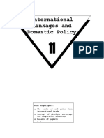 International Linkages and Domestic Policy: Unit Highlights