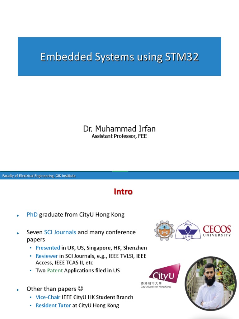 Lec1 - Embedded Systems Using STM32 | PDF | Integer (Computer Science ...