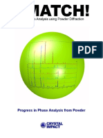 Progress in Phase Analysis From Powder