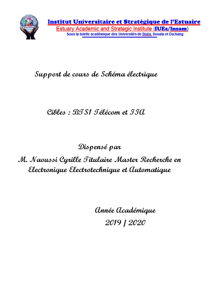 Comment Dessiner Sur Un Schéma électrique Un Sectionneur Porte Fusible Schéma Électrique-1 | PDF | Frein | Fusible (électricité)