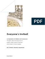 Everyone's Invited!: An Exploration of Children and Communion