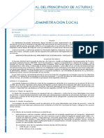 Aprobación definitiva de la ordenanza reguladora del aparcamiento de autocaravanas y vehículos de vivienda homologados Ayuntamientos de Proaza