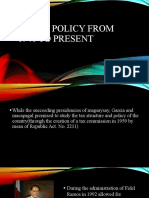 Fiscal Policy From 1946 To Present