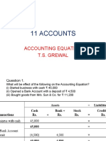 11 Accounts Accounting Eqation