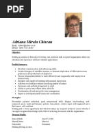 CHISCAN Adriana Mirela CV