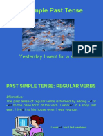 English - The Simple Past Tense