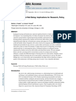 Housing and Child Well Being