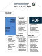 Matriz de Análisis FODA Fin