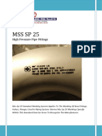 Mss SP 25: High Pressure Pipe Fittings