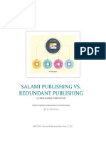 Salami Publishing Vs Redundant Publishing