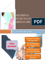 Membina Hubungan Baik (Bidan-ibu)