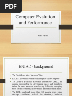 Computer Evolution and Performance: Julius Bancud