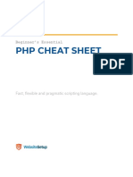 PHP Cheat Sheet