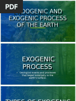 Endogenic and Exogenic Process of The Earth