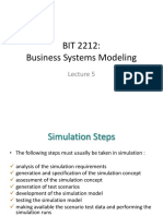 BIT 2212: Business Systems Modeling