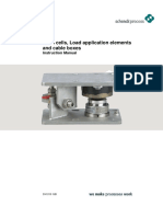 Load Cells, Load Application Elements and Cable Boxes: Instruction Manual